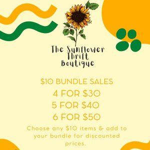 $10 Bundle Sale!!!